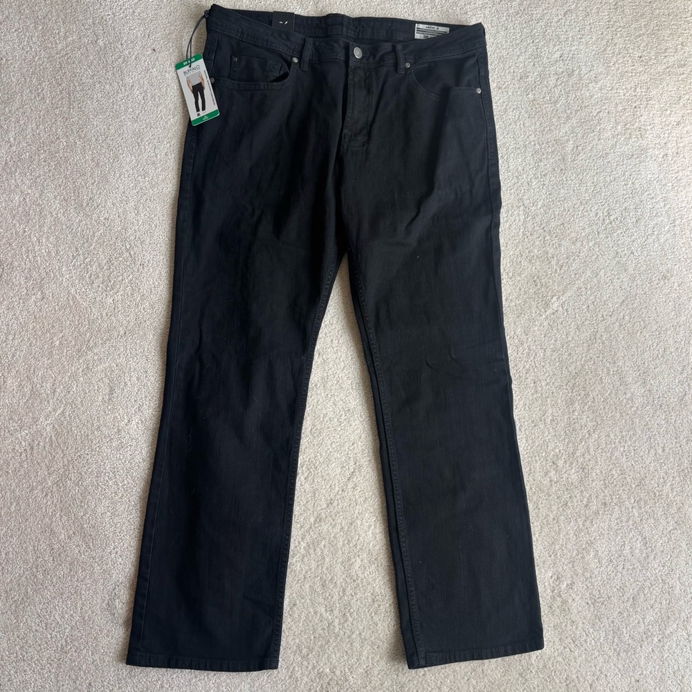 NWT Buffalo David Bitton Men's 38X32 Black Jeans